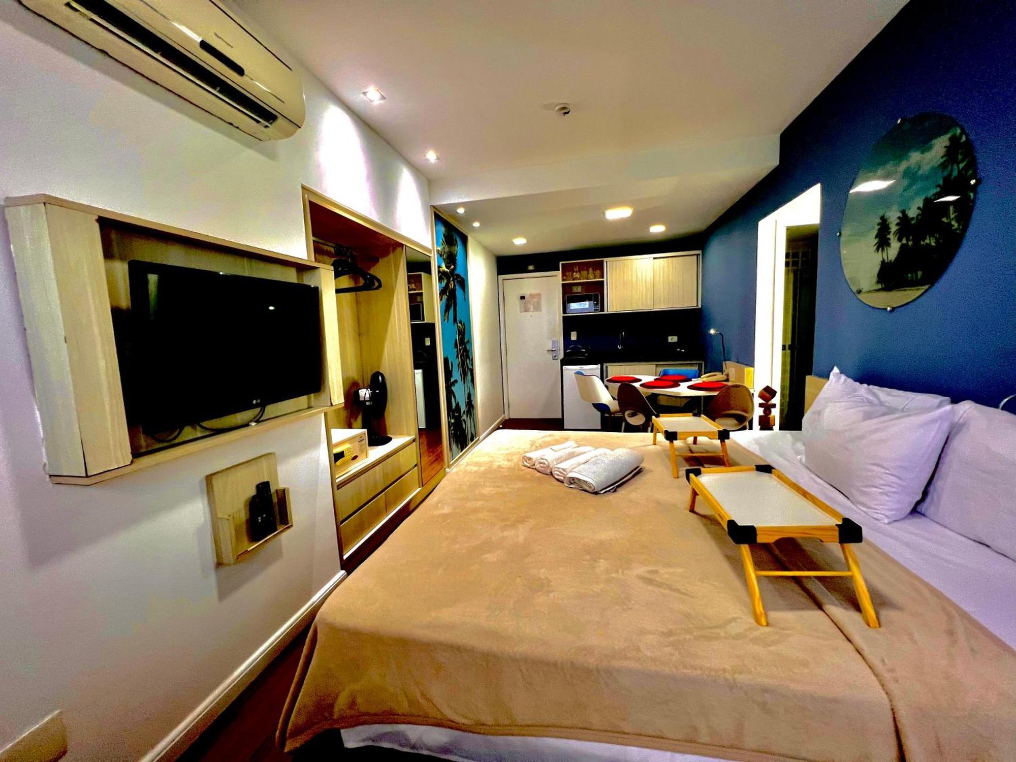 Hotel Navegantes Vista Para Mar Boa Viagem ريسيفي الغرفة الصورة